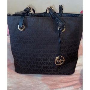 Black Michael Kors Large Tote Bag Used